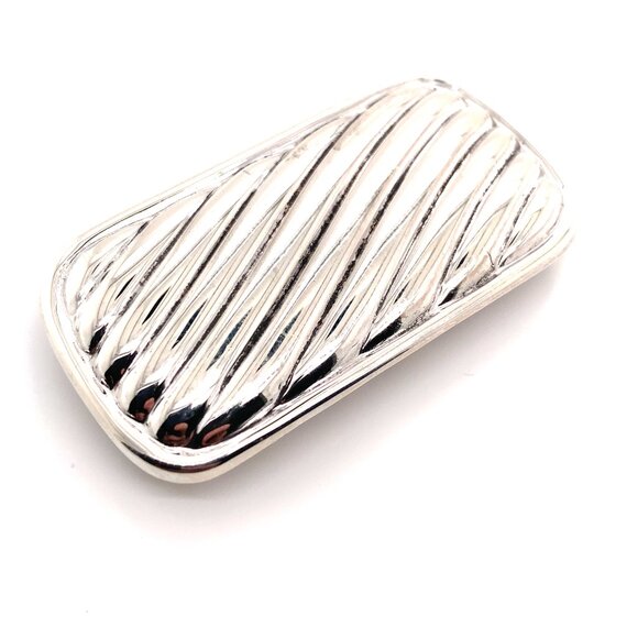 David Yurman Estate Large Cable Money Clip Sterling Silver DY126 - Picture 3 of 9